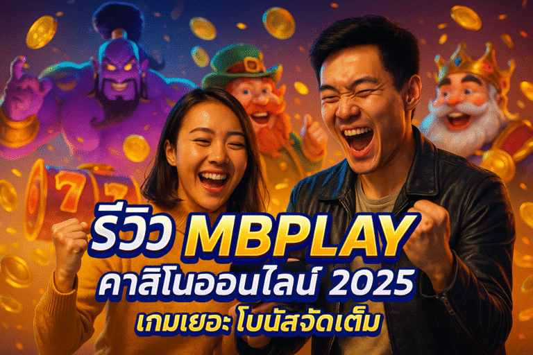รีวิว MBPLAY คาสิโนออนไลน์ 2025 เกมเยอะ โบนัสจัดเต็ม