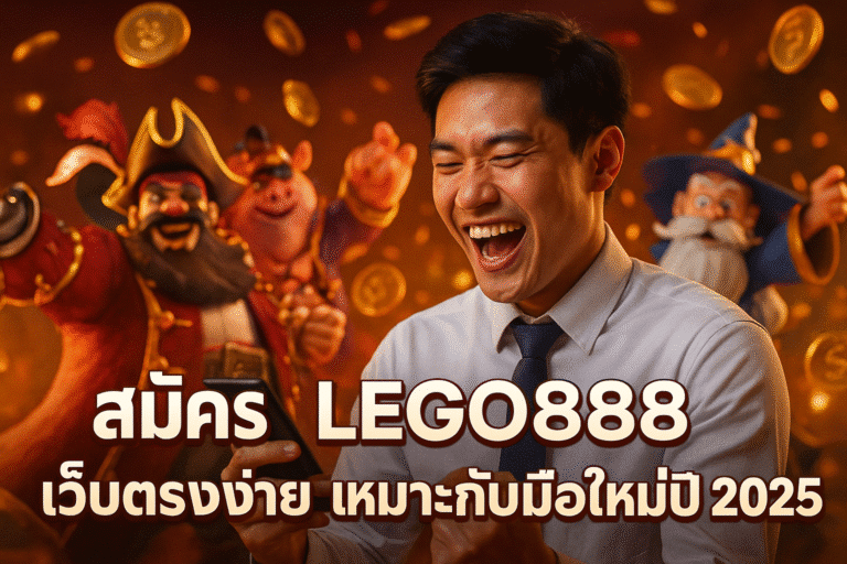 สมัคร LEGO888 เว็บตรงง่าย เหมาะกับมือใหม่ปี 2025