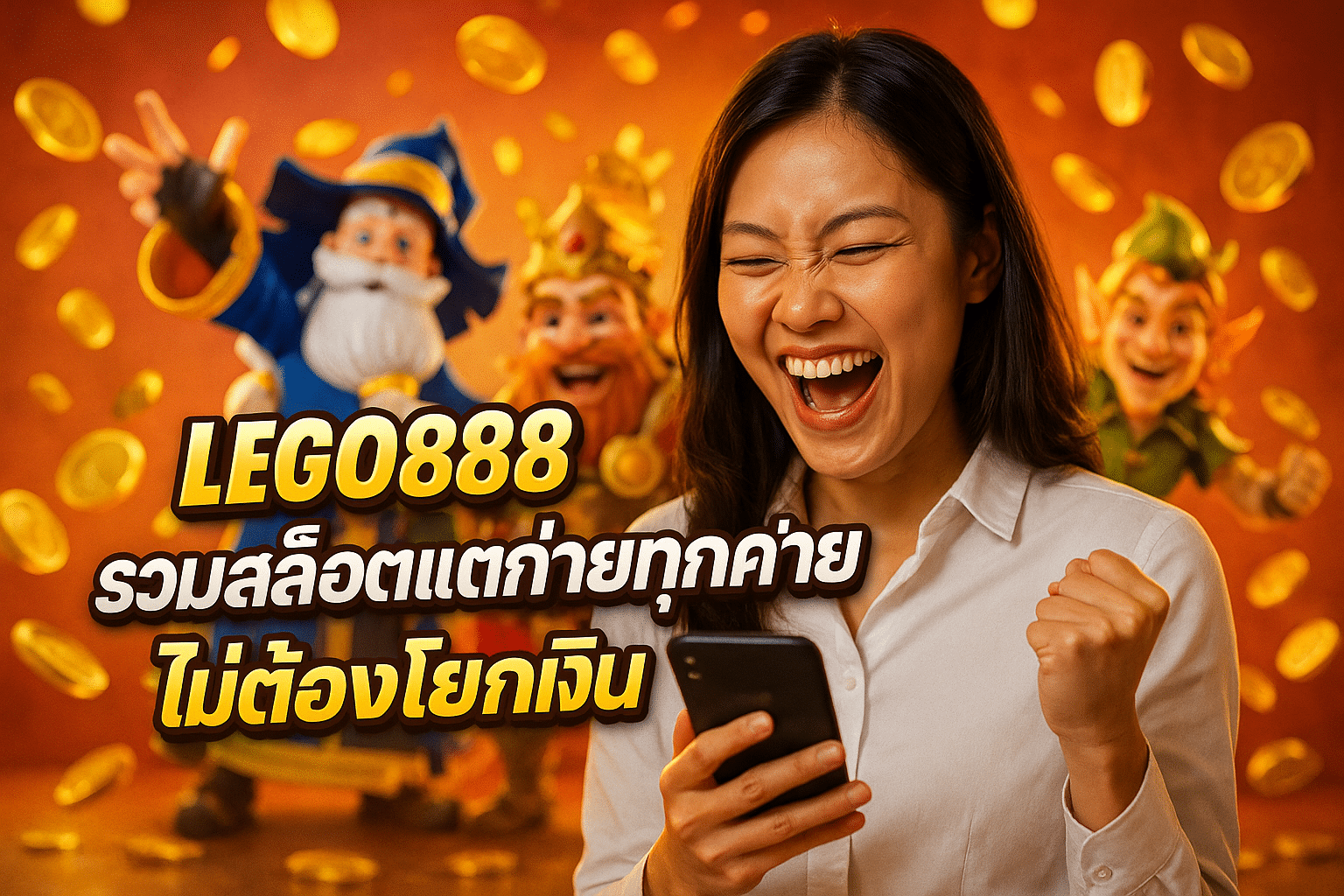 LEGO888 รวมสล็อตแตกง่ายทุกค่าย ไม่ต้องโยกเงิน
