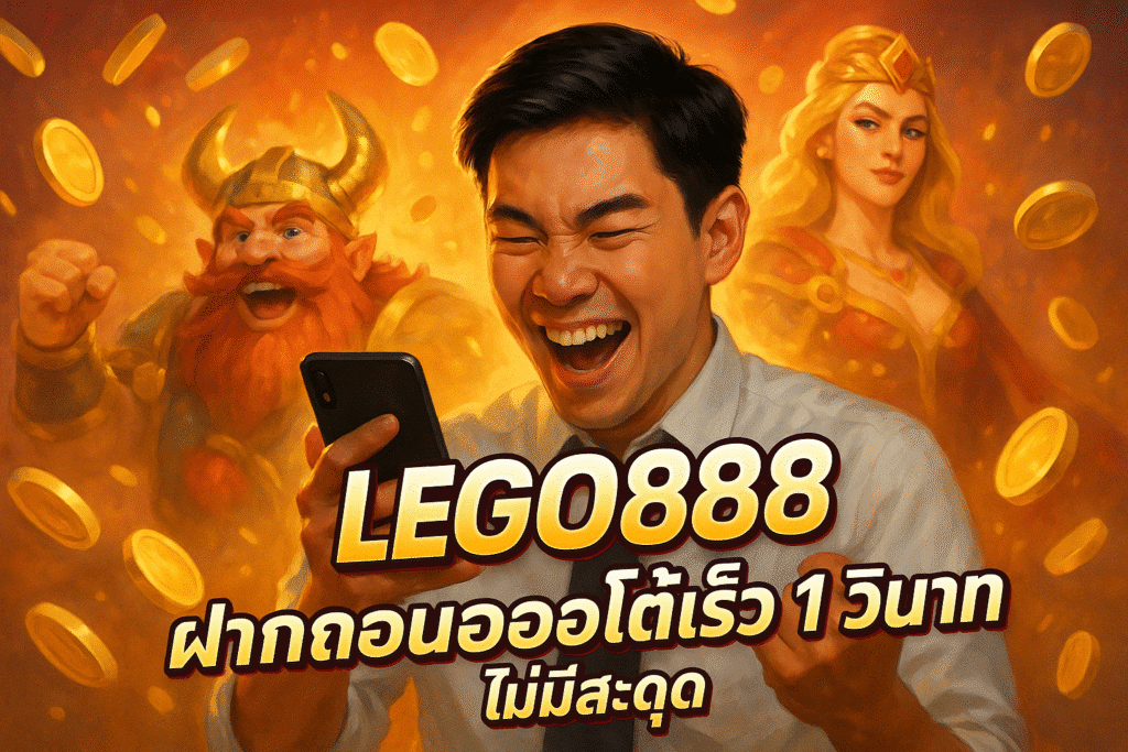 LEGO888 ฝากถอนออโต้เร็ว 1 วินาที ไม่มีสะดุด