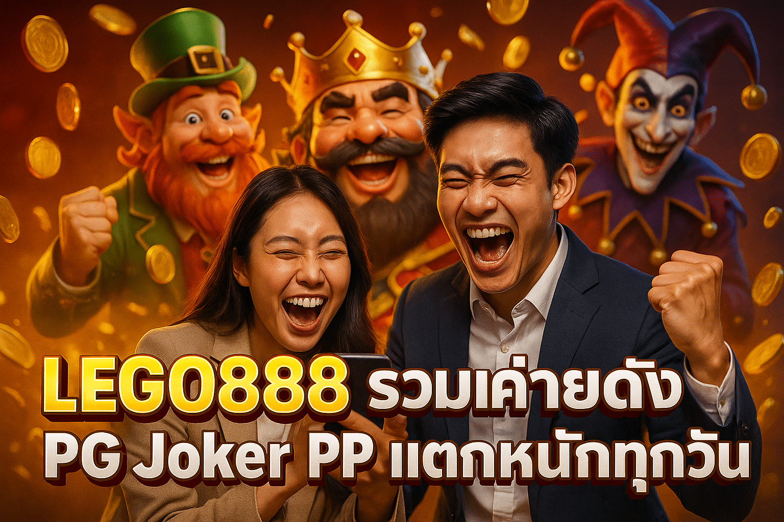 LEGO888 รวมค่ายดัง PG Joker PP แตกหนักทุกวัน